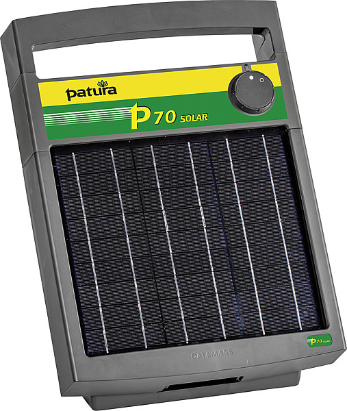 Electrificateur solaire P70 Solar 9,6W, batterie 12V/7Ah - PATURA 