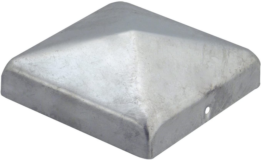 Chapeau de poteau acier galvanisé pour poteaux 10x10 cm - Par pièce