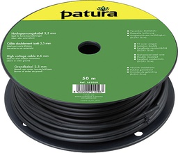 Cable doublement isolé haute tension 2,5 mm - 50 m