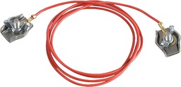 [P-101401] Câble de jonction avec 2 bornes de fixation inox, pour cordes