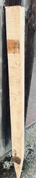 Piquet en acacia carré, scié, pointé 5 x 5 cm 
